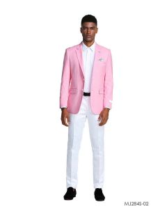 Tazio Men's Outlet Classic Fashion Sport Coat - Solid Vibrant Colors