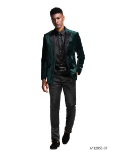 Tazio Men's Classic Fashion Sport Coat - Velvet