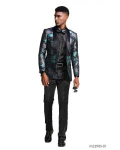 slim fit dress slacks Men's Dress Coat Button Style Wool Winter Olive Green Overcoat main image 0