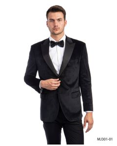 Tazio Men's Slim Fit Fashion Sport Coat - Fashion Velvet