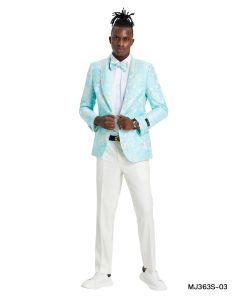 Tazio Men's Classic Fashion Sport Coat - Paisley Pattern