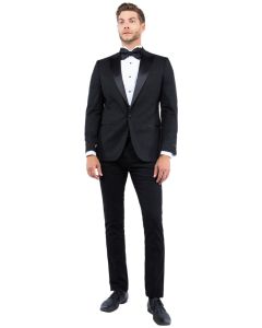 Tazio Men's Classic Fashion Dinner Jacket - Peak Lapel