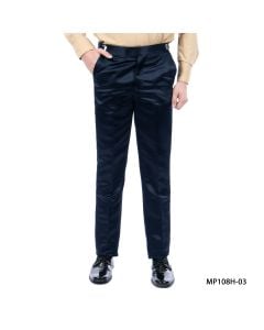 Tazio Men's Outlet Slim Fit Tuxedo Pants - Shiny Satin