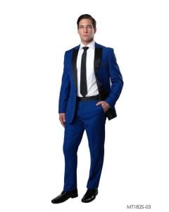 CCO Men's Outlet 2pc Slim Fit Tuxedo - Dark Accents