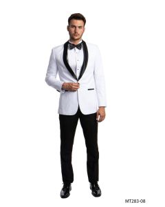 Azzuro Men's 2 Piece Tuxedo - Satin Lapels