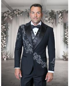 Black Tux Tuxedo Mens Formal Wear Tuxedos for Men