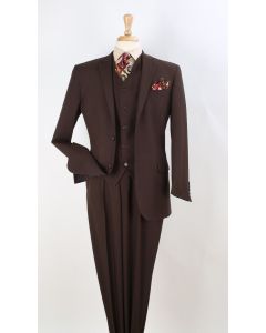 Apollo King Men's Outlet 100% Wool Suit - Classic Executive