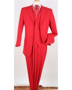 Royal Diamond Men's 3pc Discount Fashion Suit - Solid Color