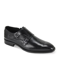 Giovanni Men's Slip On Dress Shoe - Layered Textures