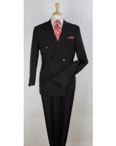 Royal Diamond Men's 2pc Double Breasted Suit - Pleated Pants