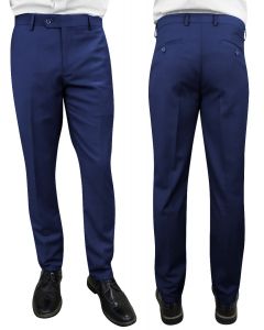 Statement Men's Modern Fit Pants - Flat Front Slacks