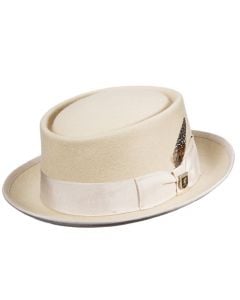 Statement Men's Wool Hat - Pork Pie