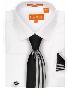 White Shirts for Men Shirt and Tie and Hanky