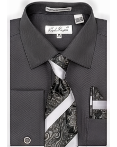 Charcoal Grey Collared Shirt Button Up Shirts