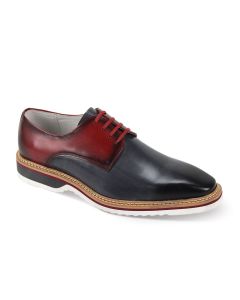 Giovanni Men's Leather Dress Shoe - Accent Panel 