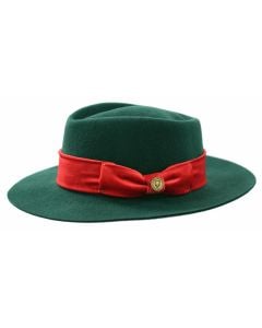 Bruno Capelo Men's Australian Wool Fedora Hat - Wide Brim