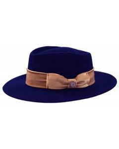 Bruno Capelo Men's Australian Wool Fedora Hat - Wide Brim