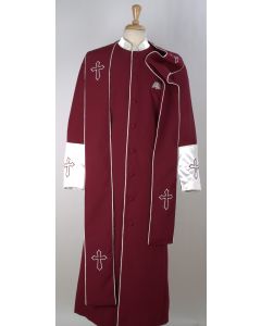 Tony Blake Men's Outlet Church Robe with Stole - Pastor Church Robe