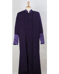 Tony Blake Men's Outlet Church Robe with Stole - Pastor Church Robe