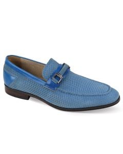 Giovanni Men's Suede Loafer Dress Shoe - Fashion Buckle