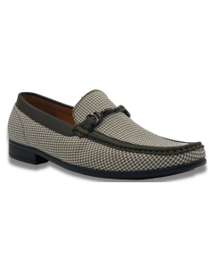 Montique Men's Fashion Dress Shoe - Houndstooth