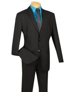 Vinci Men's 2 Piece Poplin Discount Suit - Big and Tall Sizes