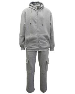 Stacy Adams Men's 2 Piece Athletic Walking Suit - Fleece Set