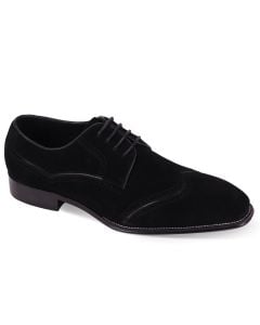 CCO Men's Suede Dress Shoe - Perforated Design