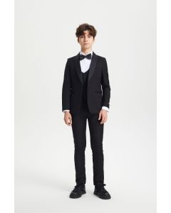 Stacy Adams Boy's Outlet 5 Piece Tuxedo in Solid Colors - Varied Bowties