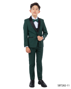 Stacy Adams Boy's Outlet 5 Piece Tuxedo in Solid Colors - Varied Bowties