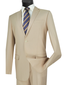 Vinci Men's Outlet 2 Button Slim Fit Suits - Simply Stylish