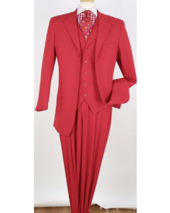 Royal Diamond Men's 3pc Outlet Fashion Suit - Solid Color