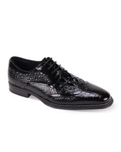 CCO Men's Outlet Leather Dress Shoe - Alligator Pattern