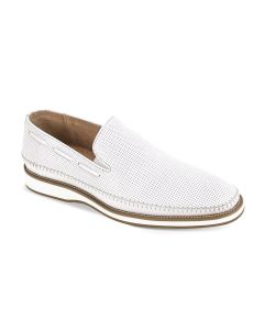 CCO Men's Outlet Leather Dress Shoe - Moc Toe Slip-On