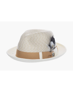 Tan Straw Hat Men's Fedoras