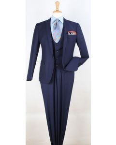 Royal Diamond Men's 3 Piece Fashion Outlet Suit - Slim Fit