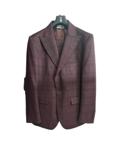 Stacy Adams Outlet Men's 3 Piece Executive Slim Suit - Glen Check