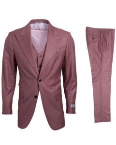 Stacy Adams Men's 3 Piece Executive Slim Suit - Bold Color