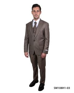 CCO Men's Outlet 3 Piece Executive Slim Suit - Bold Color