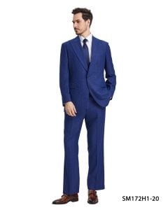 Stacy Adams Men's 3 Piece Hybrid Suit - U-Shaped Vest