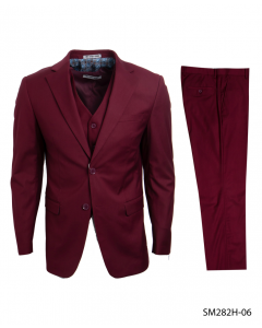 Stacy Adams Men's 3 Piece Executive Suit - Notch Lapel