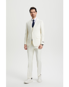 CCO Men's 3 Piece Outlet Executive Suit - Notch Lapel