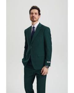 CCO Men's 3 Piece Outlet Executive Suit - Notch Lapel