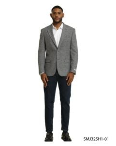 Stacy Adams Men's Outlet Hybrid Fit Sport Coat - Tweed