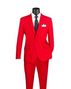 Red Inexpensive Suit Mens Suit