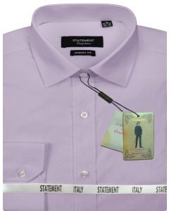 Statement Men's Long Sleeve 100% Cotton Shirt - Modern Fit
