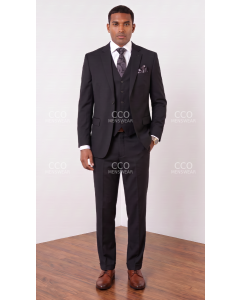 Black Suit Mens 3 Piece Suits Sharp Suits for Men