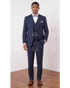 Statement Men's Outlet 100% Wool 3 Piece Suit - Tailored Fit