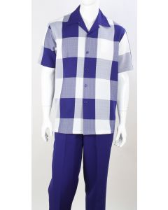 Royal Diamond Men's 2 Piece Walking Suit - Bold Checker