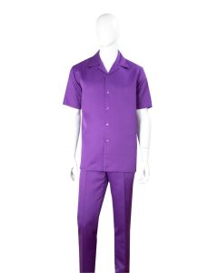 Royal Diamond Men's 2 Piece Walking Suit - Solid Vibrant Color